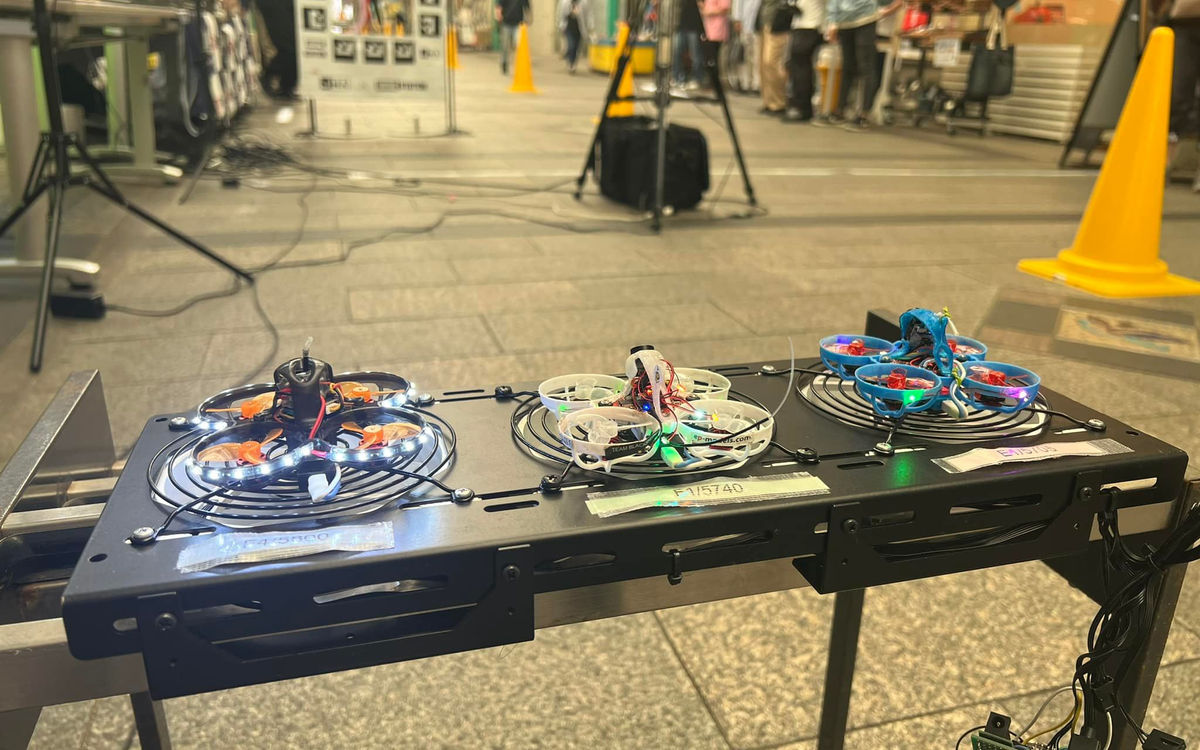 岡山・奉還町商店街で開催されたJMAドローンレースの活動記録