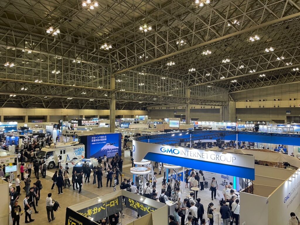 Japan Drone 2026 幕張メッセの会場全景